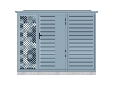 铝合金设备房 防腐木工具房 外机房