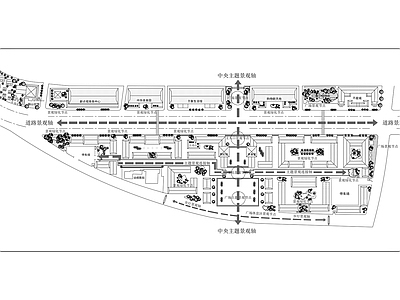 商贸区规划方案图 施工图 区域规划 规划设计