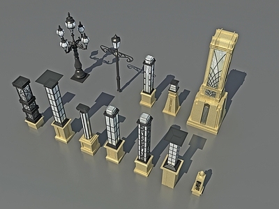 简欧路灯