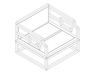 单人沙发 施工图