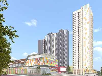 现代商业综合体建筑