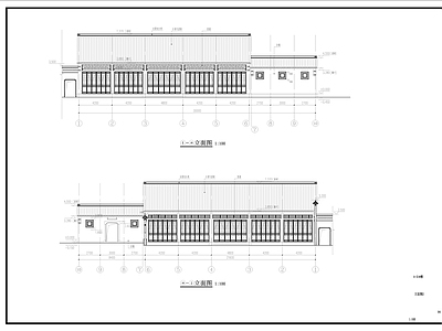 中式古建硬山建筑  施工图