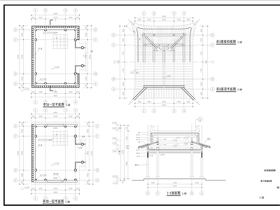 中式方亭 施工图