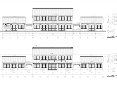 中式古建硬山建筑 施工图