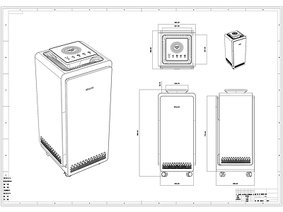 空气净化机制作图 施工图