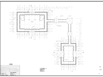 中式古建歇山建筑  施工图