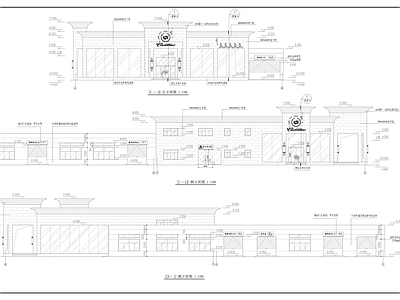 凯迪拉克汽车4S店 汽车展示厅 施工图 展销厅