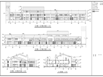 苏式商业建筑图纸 施工图