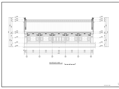 中式北方民居古建筑  施工图