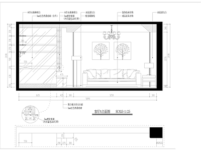 现代家装样板间全 施工图 平层