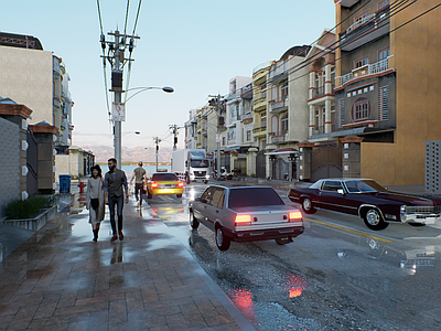 现代道路