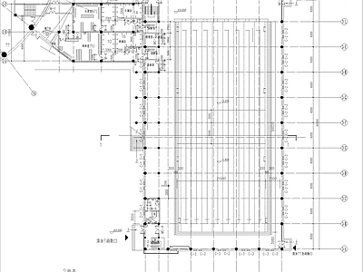 2层3819平米游泳馆体育馆建筑设计图 施工图 游泳馆建筑