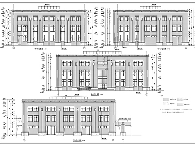 殡葬配套服务楼建施图 施工图