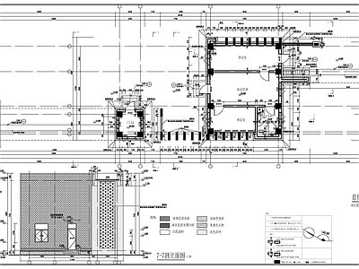 门卫大门建筑 施工图