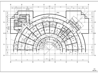 殡葬告别厅平立剖建筑图 施工图