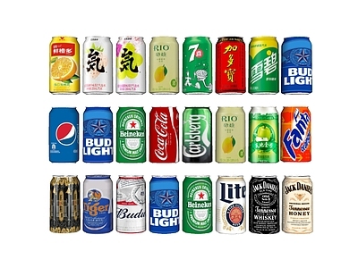 饮料 啤酒 果汁 饮料罐 易拉罐