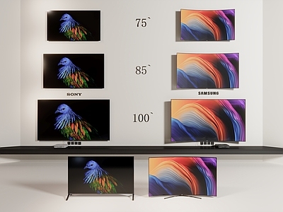 SONYVSSAMNG液晶电视 窄边框