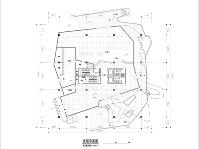 综合办公楼平面图 施工图