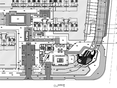 佛山旭辉汇金展示居住区景观 施工图 居住区景观