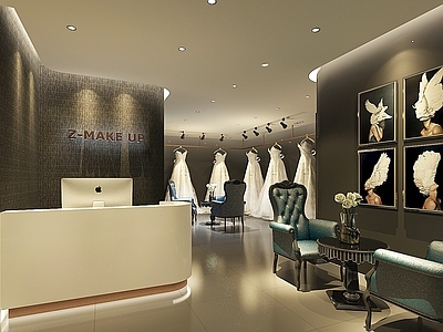 现代婚纱店