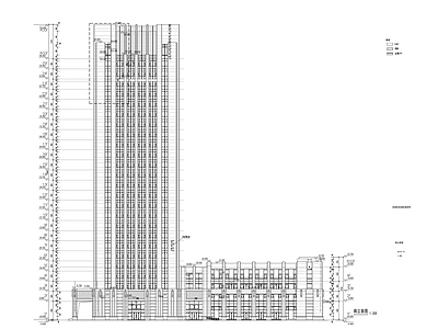 二十五层办公综合体建筑 施工图