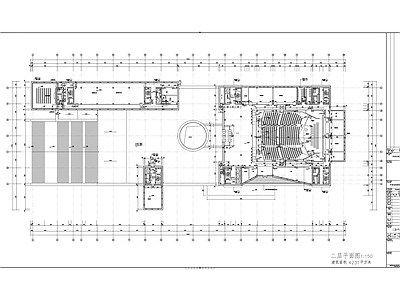 五层现代风格大型旅游服务中心建筑 施工图