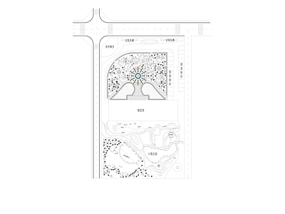 乡村公园景观 施工图