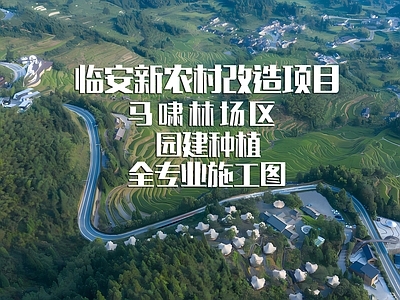 临安新农村改造项目马啸林场区 施工图 乡村振兴 乡村景观