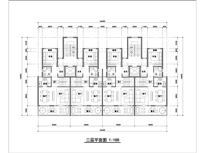 五层别墅建筑方案图 施工图