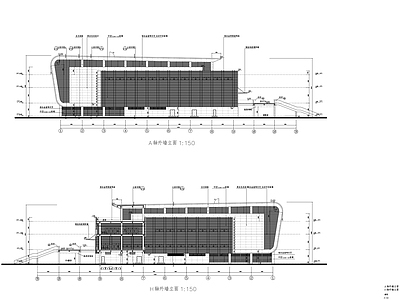 四层市政府会议中心建筑 施工图