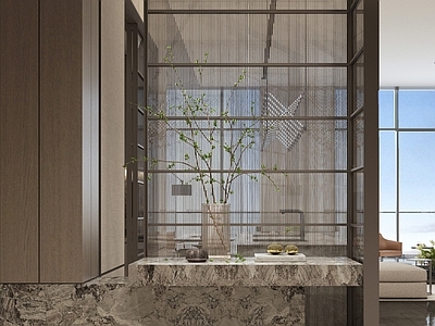 玻璃金属转角屏风节点图 施工图