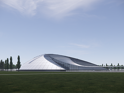现代展览馆建筑 文化馆建筑