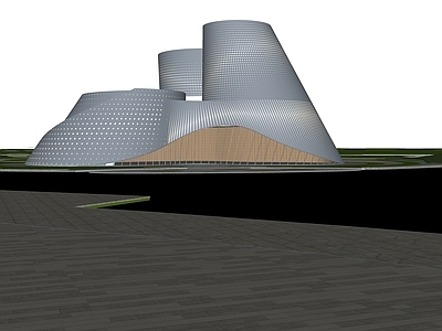 现代展馆建筑