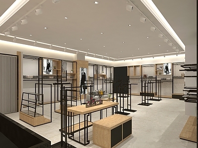 现代男装店