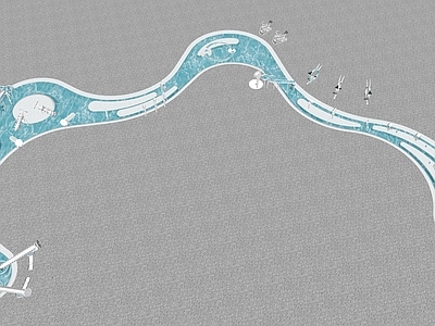 儿童无动力戏水器械 阿基米德 自行车 水泵 水闸