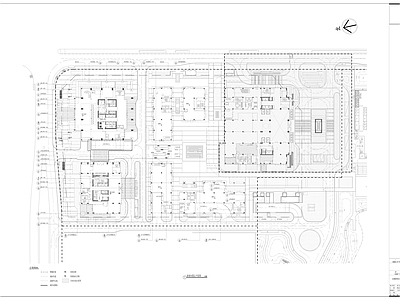 高档酒店及办公区景观全套图纸 施工图 商业景观