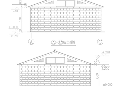 前后入口公厕 施工图