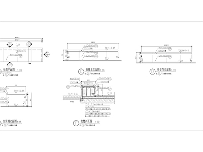 简易花基坐凳详图 施工图