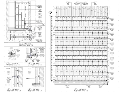 售楼造型背景墙节点大样图 施工图