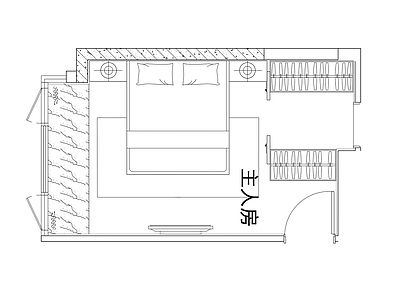 家具卧室 施工图