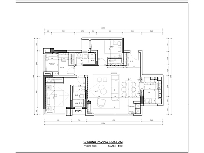 某家装平立面详图 施工图