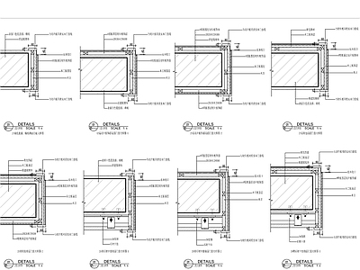 门套节点 施工图 通用节点