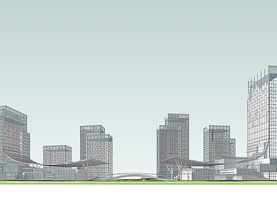 现代商业办公建筑