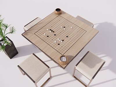 围棋 围棋桌 棋牌桌椅