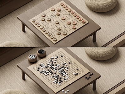 现代围棋 象棋 棋牌桌 五子棋