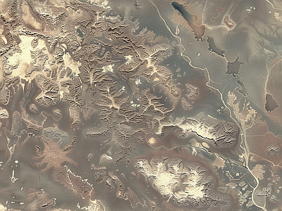 无缝戈壁荒漠卫星地图 自然元素