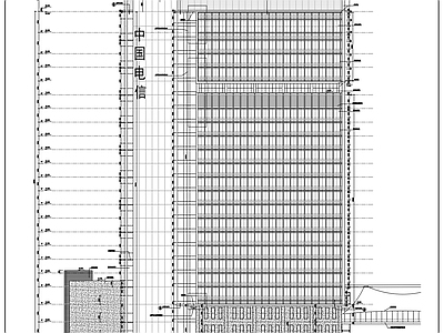 国脉大楼建筑图 施工图