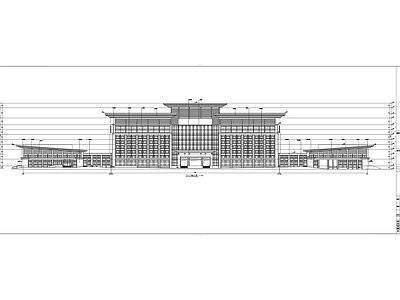 十一层办公楼建筑图 施工图