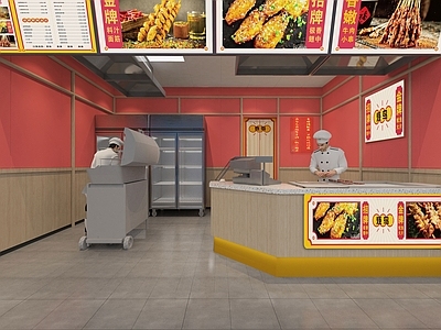 新中式烧烤店