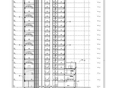 中国工商银行大楼建筑图 施工图